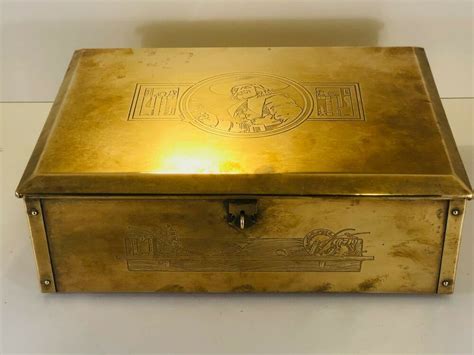 allentown pa black metal box|Vintage L.F. Grammes & Sons, Allentown, PA, Brass Metal Box .